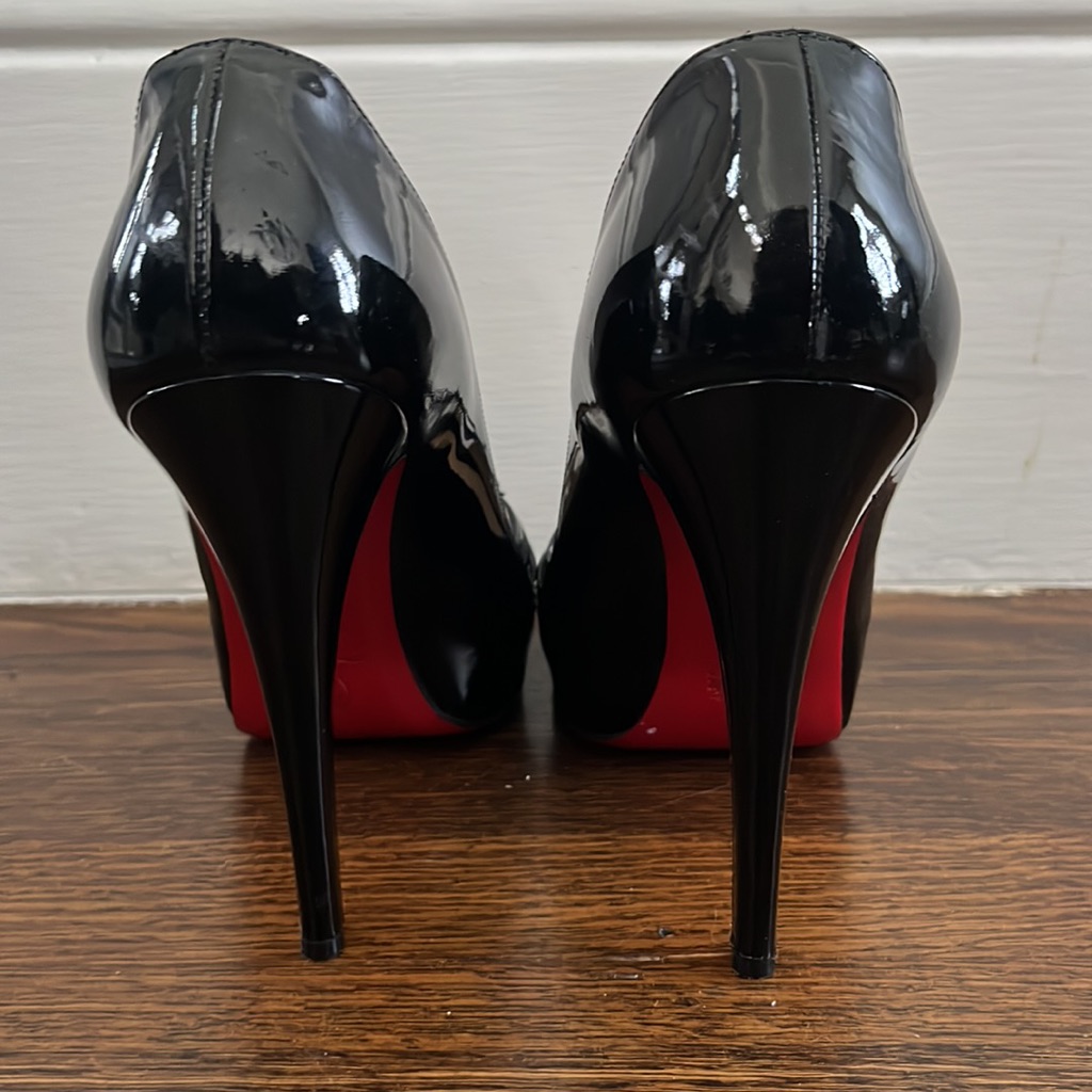 Christian Louboutin Very Pli 120 Patent Heels
